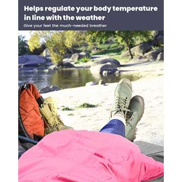 Sportneer Sleeping Bag - Lightweight 3-4 Season Gear