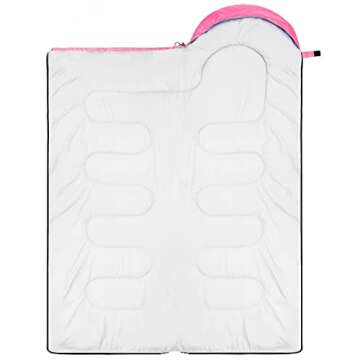 Sportneer Sleeping Bag - Lightweight 3-4 Season Gear