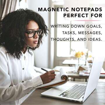 Graphique Magnetic Notepad - "Literally Can't" Grocery and Shopping List - Fun Decorative To-Do List - House Warming Gift - 100 Tear off Sheets (4" x 9.25" x .5")