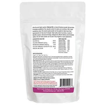 Down To Earth Calcium 96 Organic Fertilizer - 1 lb Solution Grade Nutrient
