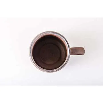 Handcrafted 12.5 oz Unglazed Ceramic Coffee Mug
