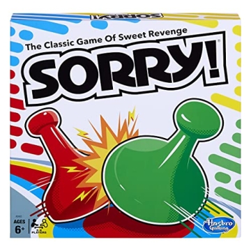 Hasbro Gaming Sorry! Board Game for Family Fun