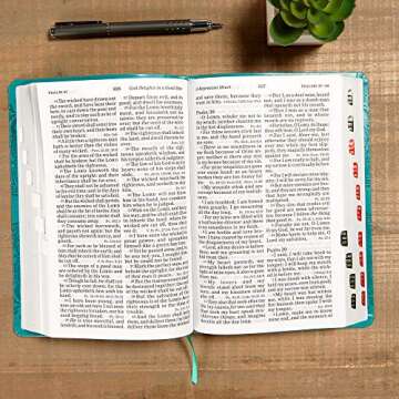 KJV Large Print Personal Size Reference Bible in Teal