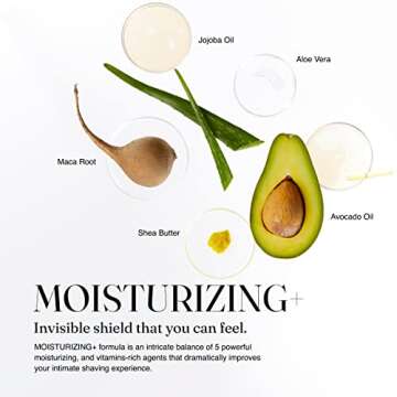 Coochy Plus Intimate Shaving Cream COCO ALLURE For Pubic, Bikini Line, Armpit and more - Rash-Free With Patent-Pending MOISTURIZING+ Formula – Prevents Razor Burns & Bumps, In-Grown Hairs, Itchiness