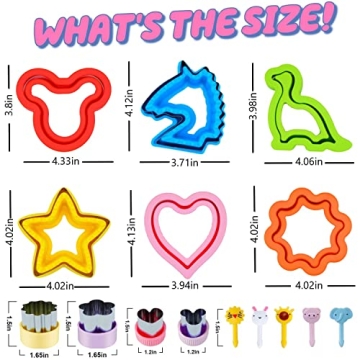 DIY Fun Shapes Uncrustables Maker Set for Kids Lunch