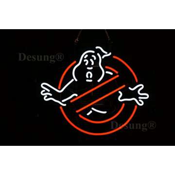 20"x16" Ghost busters Ghostbusters Neon Sign (MultipleSizes) Man Cave Sports Bar Pub Beer Lamp Glass...