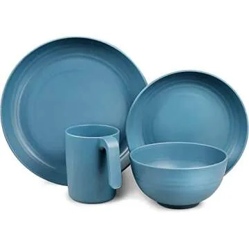 Durable Unbreakable Dinnerware Set for Kids & Adults