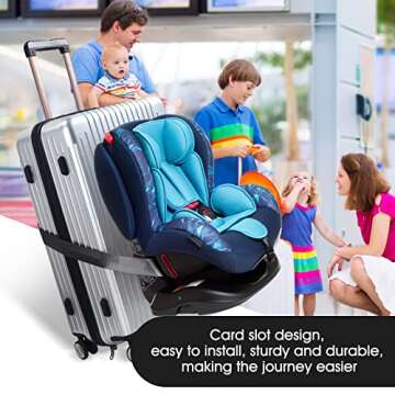 Riakrum Car Seat Travel Belt - Safe & Portable Solution