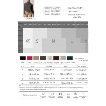 QINSEN Women Polar Fleece Sweatshirt Half Zip Long Sleeve Cozy Sherpa Pullover Jumpers Dark Grey M