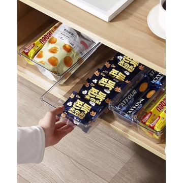 25 PCS Clear Plastic Drawer Organizer Set for Every Space