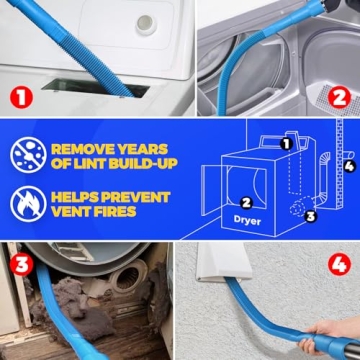 Holikme Dryer Vent Cleaner Kit for Safe Drying