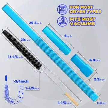 Holikme Dryer Vent Cleaner Kit for Safe Drying