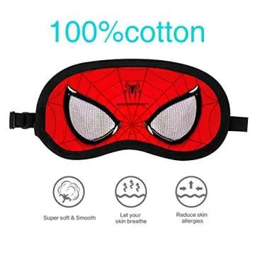 Silk Spider Man Sleep Mask for Comfortable Sleep