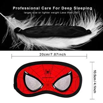 Silk Spider Man Sleep Mask for Comfortable Sleep