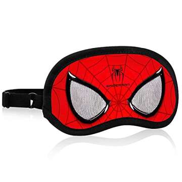 Silk Spider Man Sleep Mask for Comfortable Sleep