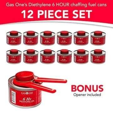 Gas One 6 Hour Chafing Fuel for Buffet - Pack of 12