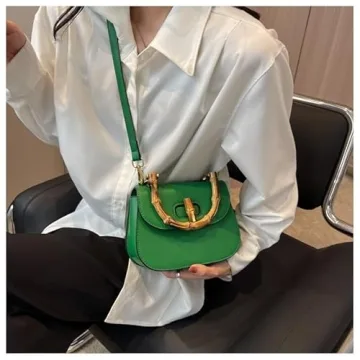 Elegant Bamboo Crossbody Bag for Women - Stylish Gift