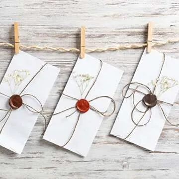 Fumete 200 Pcs Mini Dried Baby Breath Flowers Valentine's Day Ivory Natural Flowers Bulk Dried Gypsophila for Vase Wedding Invitation Card DIY Candle Making Decor Craft Party Resin Art 2-4 in