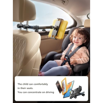 LISEN Tablet Holder for Car Headrest - Travel Essential
