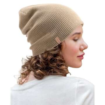 FURTALK Beanie Hats for Women Men Winter Hats Womens Knitted Slouchy Beanies Cuffed Skull Cap Warm Ski Hat