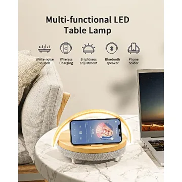 Multifunctional Bluetooth Speaker & Night Light for Relaxation