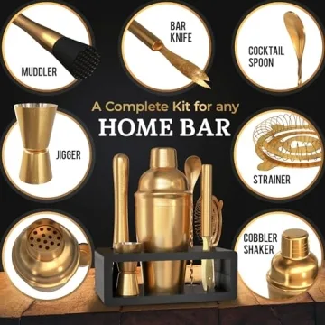 Highball & Chaser Cocktail Shaker Set for Home Mixology