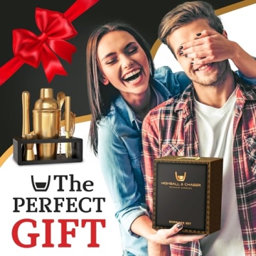 Highball & Chaser Cocktail Shaker Set for Home Mixology