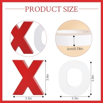 Wooden XOXO Sign for Valentine's Day Romantic Decor