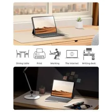 YSAGi Leather Desk Pad Protector Stylish Office Mat