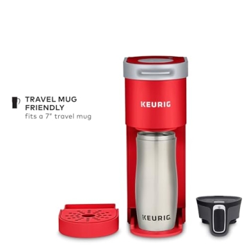 Compact Keurig K-Mini Coffee Maker in Dusty Rose