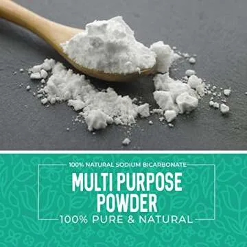 Herbaila Sodium Bicarbonate 2lb, Baking Soda for Cleaning and Baking, Aluminum Free Baking Soda for Pool, Pure Baking Soda Powder, Bulk Baking Soda Food Grade, Sodium Bicarbonate Powder