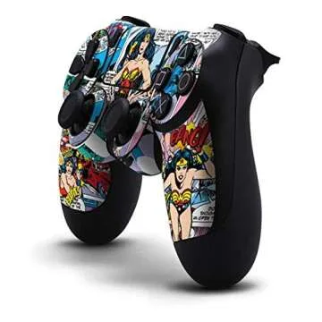 Skinit Decal Gaming Skin Compatible with PS4 Controller - Officially Licensed DC Comics Wonder Woman...