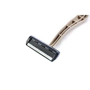 BIO CORN Individually Wrapped Hotel Toiletries Amenities Smooth Shave Disposable Razor With Cream (C...