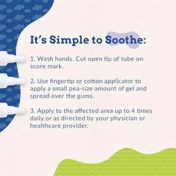 Orajel Baby Nighttime Cooling Gel for Teething, Drug-Free, 1 Pediatrician Recommended Brand for Teething, One .18oz Tube