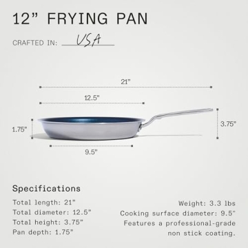 Buy Made In 12 Inch Non Stick Frying Pan - Crafted in USA