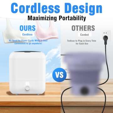 Portable Washing Machine - Rechargeable 5L Cordless Washer