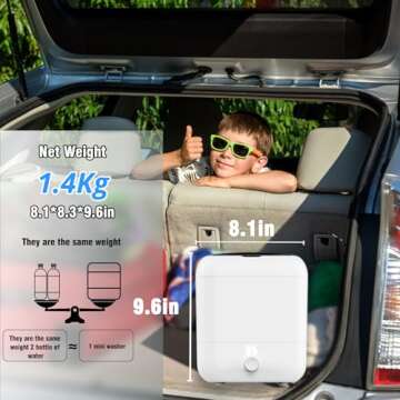 Portable Rechargeable Washing Machine for Travel