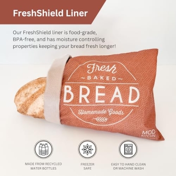 ModKitchn Reusable Bread Bags - Keep Bread Fresh