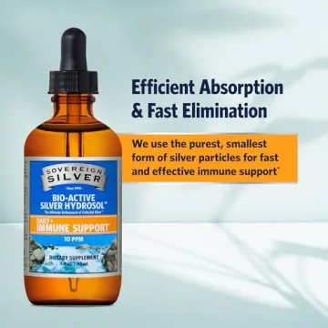 Sovereign Silver Immune Support Colloidal Silver Hydrosol 10ppm