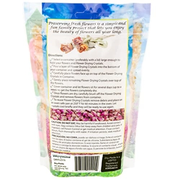 Flower Drying Crystals - Preserve Your Special Blooms