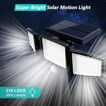 Tuffenough Solar 2500LM LED Outdoor Motion Lights