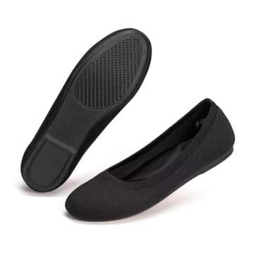 Frank Mully Women's Comfortable Mary Jane Flats Slip-On