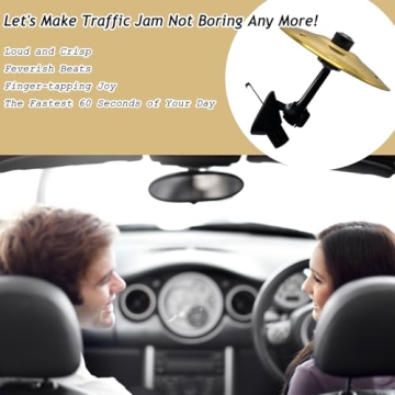 Car Crash Cymbal Air Vent - The Perfect Fun Car Accessory for Everyone!