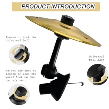 Car Crash Cymbal Air Vent for Fun Driving Experiences