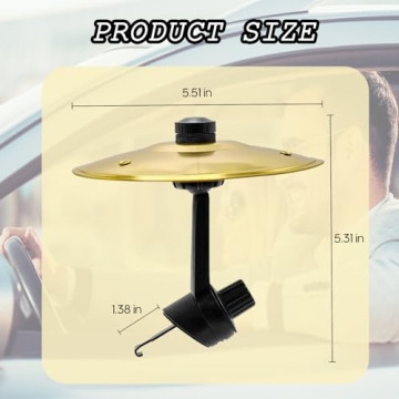 Car Crash Cymbal Air Vent for Fun Driving Experiences