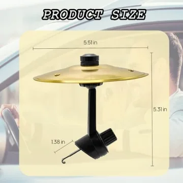 Car Crash Cymbal Air Vent for Fun Driving Experiences