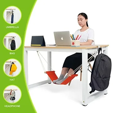 iMissiu Adjustable Foot Hammock for Desk Comfort