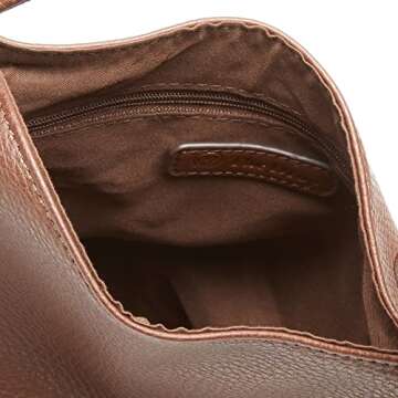 The Drop Women’s Avalon Small Tote Bag, Chocolate, One Size