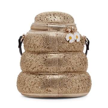 Betsey Johnson Queen Bee Crossbody, Yellow