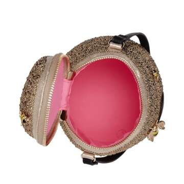 Betsey Johnson Queen Bee Crossbody, Yellow